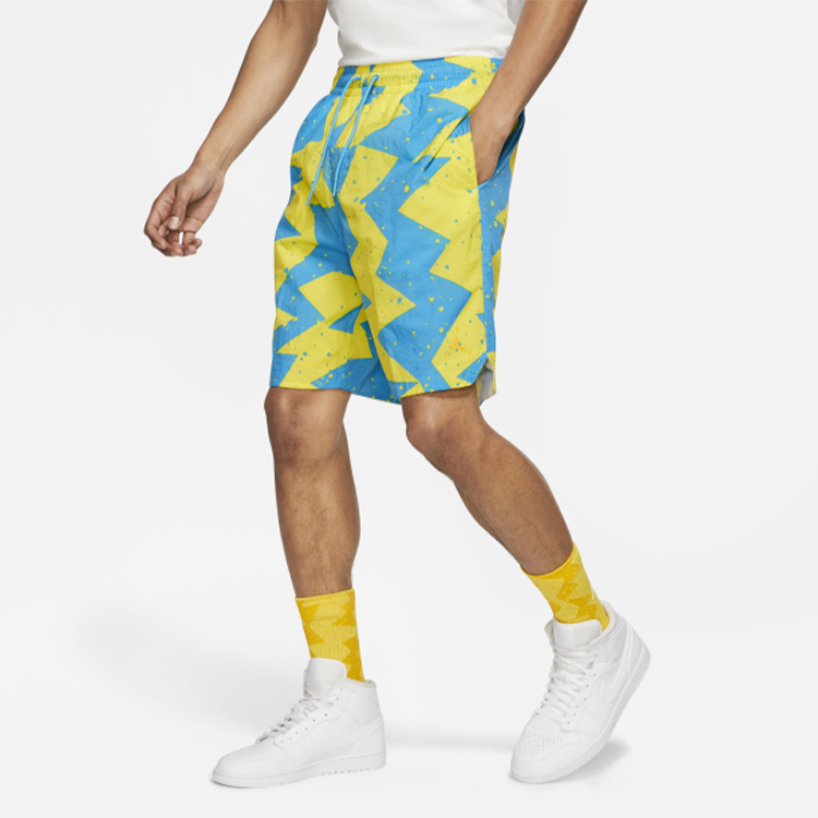 Мужские шорты Jordan Jumpman Poolside 9" (голубые) — фото 6