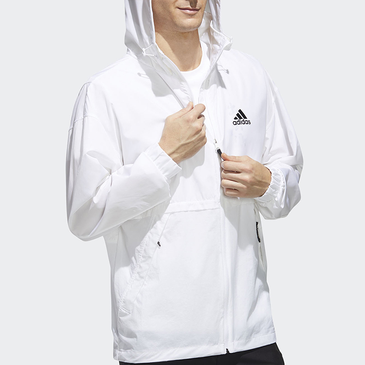 Мужская куртка adidas (белая) — фото 6