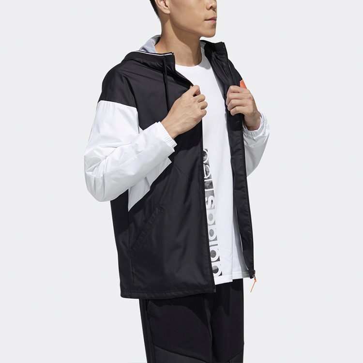 Мужская куртка adidas neo (черная) — фото 6