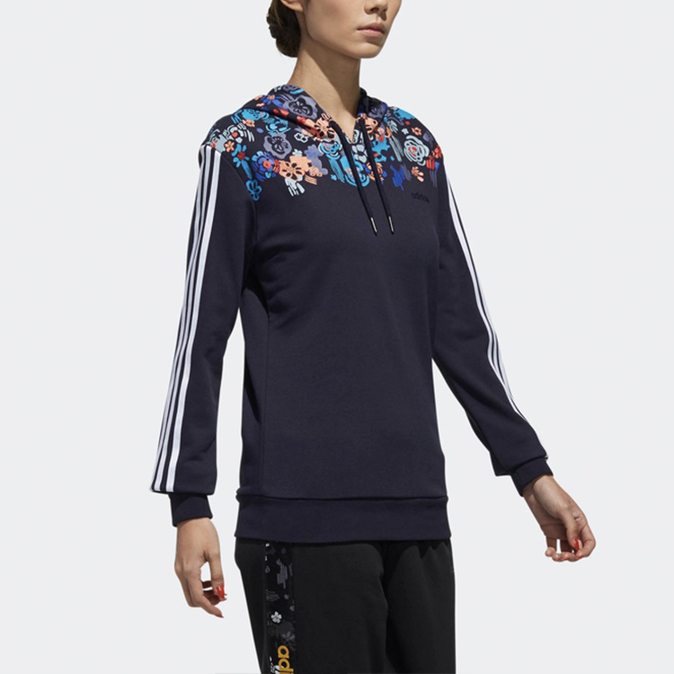 Женское худи adidas neo (темно-синее) — фото 6