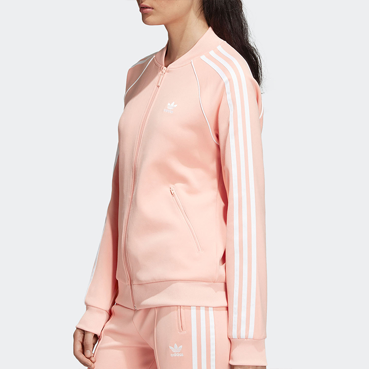Женская кофта adidas originals SST Superstar (розовая) — фото 4