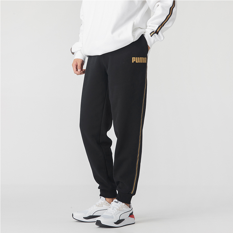 Мужские штаны PUMA Metallic Nights Tape (черные) — фото 3