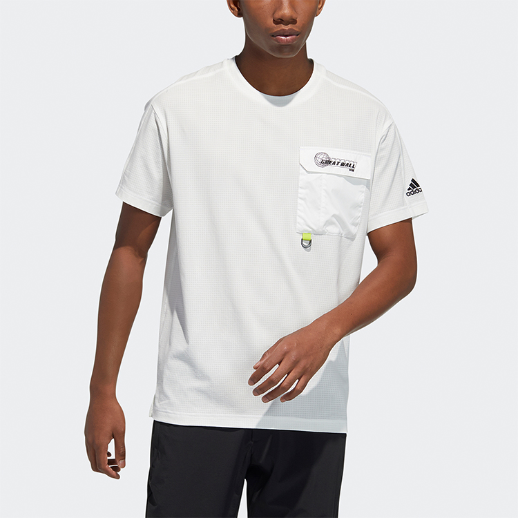 Футболка adidas Gw Ss Tee (белая) — фото 6