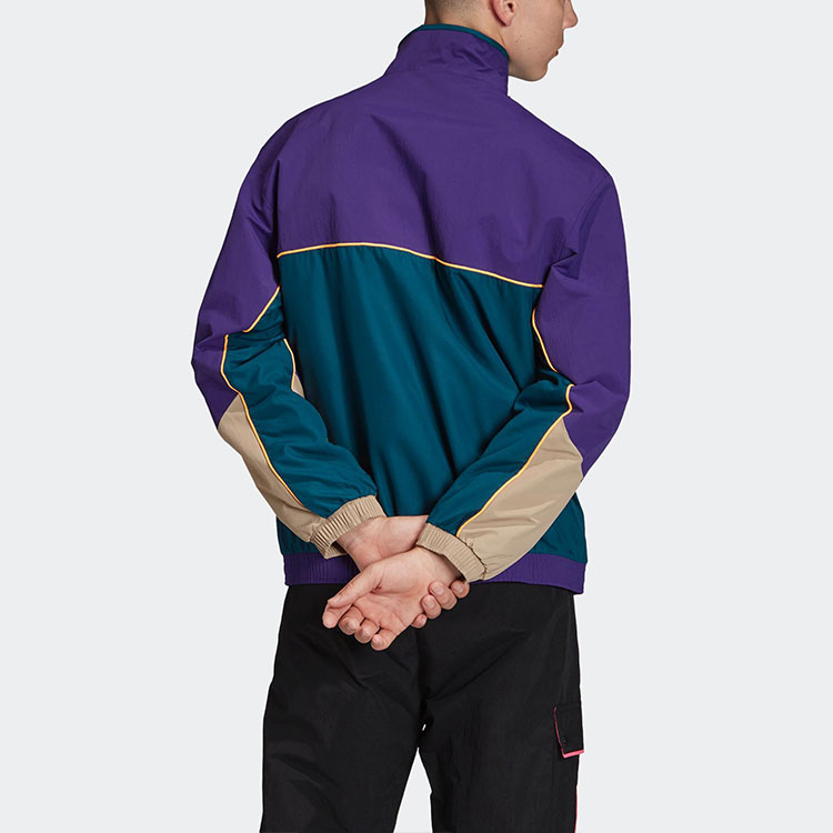 Мужские куртка adidas Track Top (фиолетовая) — фото 4