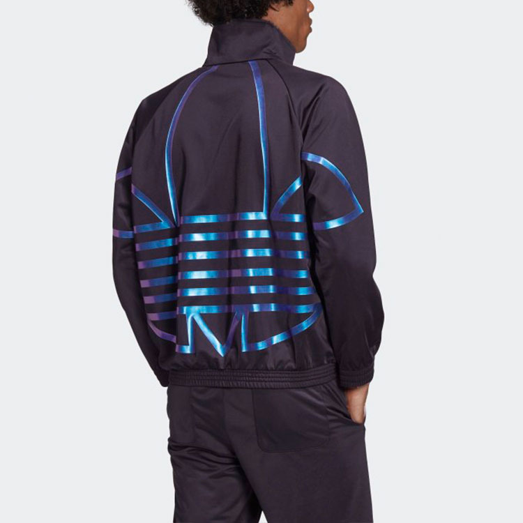 Мужская куртка adidas originals Zeno Track Jacket (черный) — фото 5