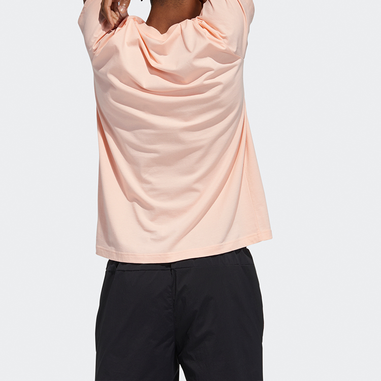 Футболка adidas T (кораллово-розовая) — фото 5