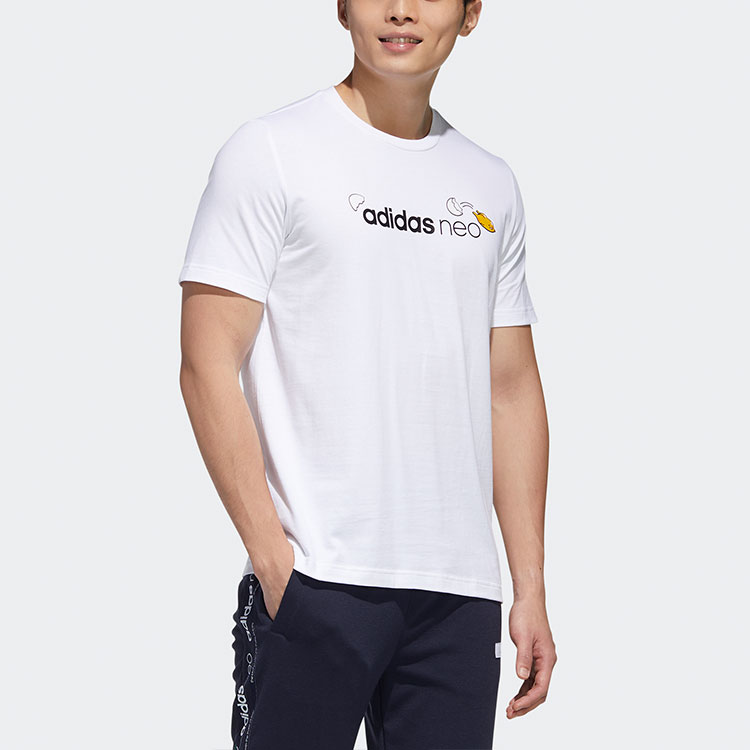 Мужская футболка adidas neo x Gudetama (белая) — фото 6