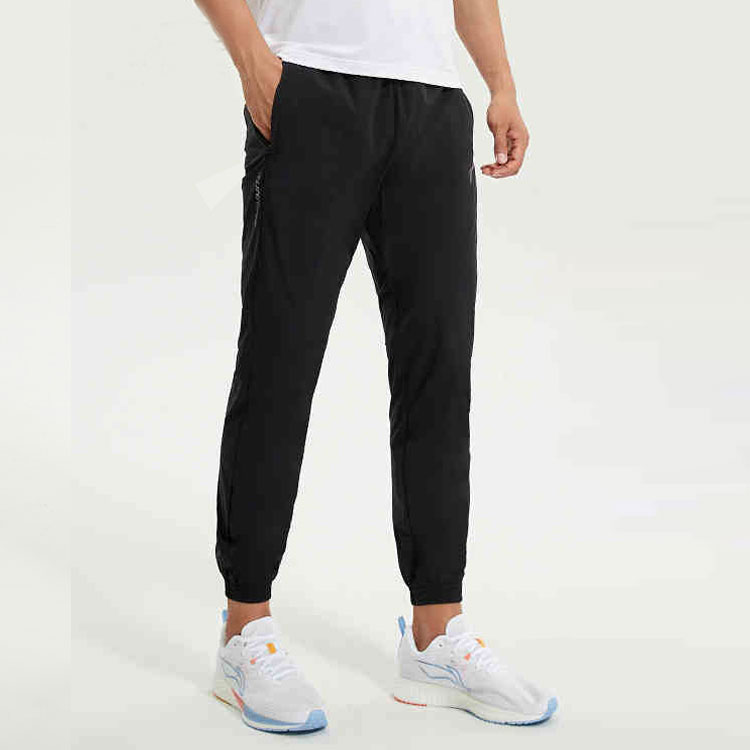 Li Ning Running Collection Sports Pants Men’s Black Moderate
