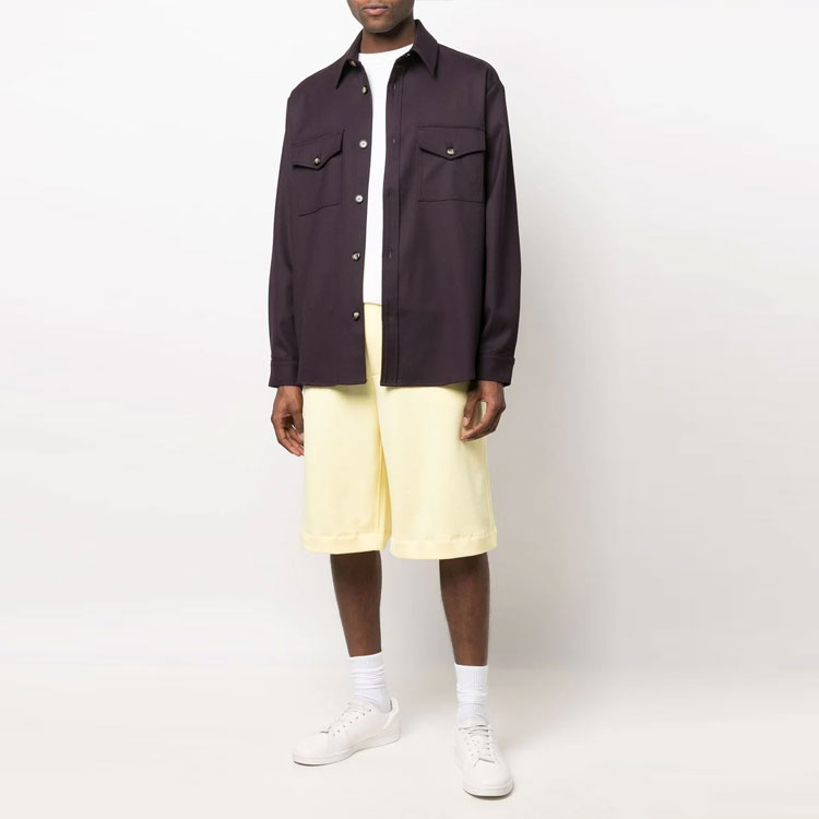 JIL SANDER Sports Shorts Men’s Yellow Moderate