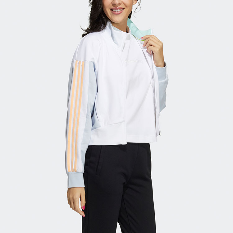 Женские куртка adidas neo W Cs Apr Tt 2 (белый) — фото 4