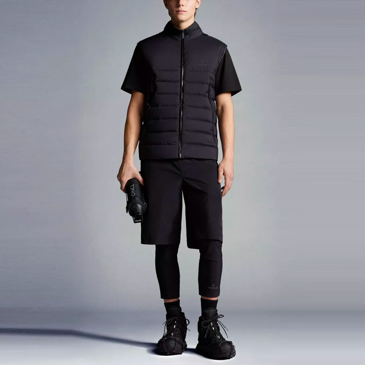 Мужские шорты Moncler SS22 (черные) — фото 2
