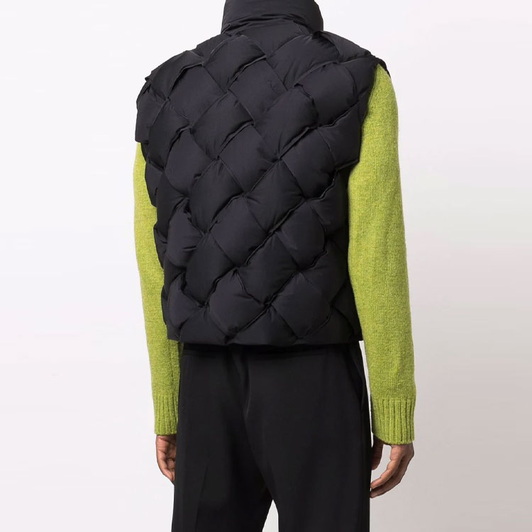 Мужской жилет Bottega Veneta FW22 (черный) — фото 4