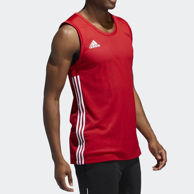 Мужская майка adidas (красная) — фото 7