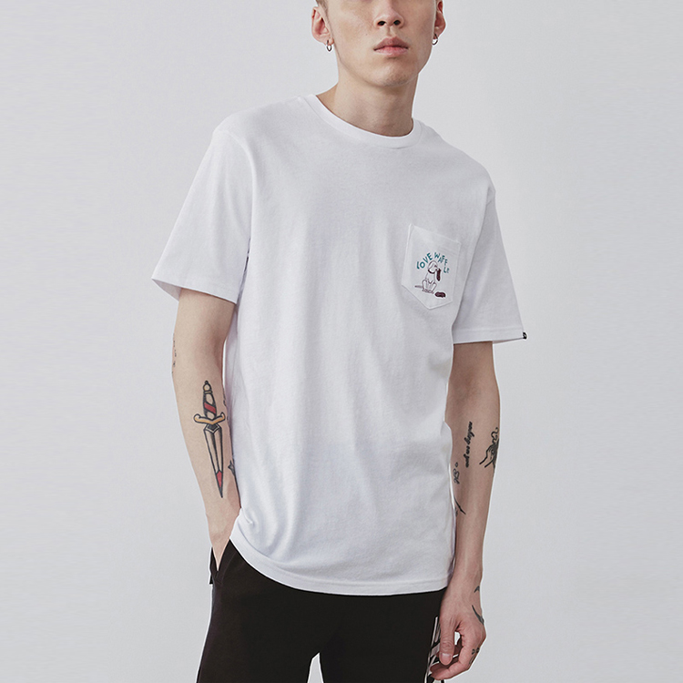 Мужская футболка Vans TEE (черная) — фото 5