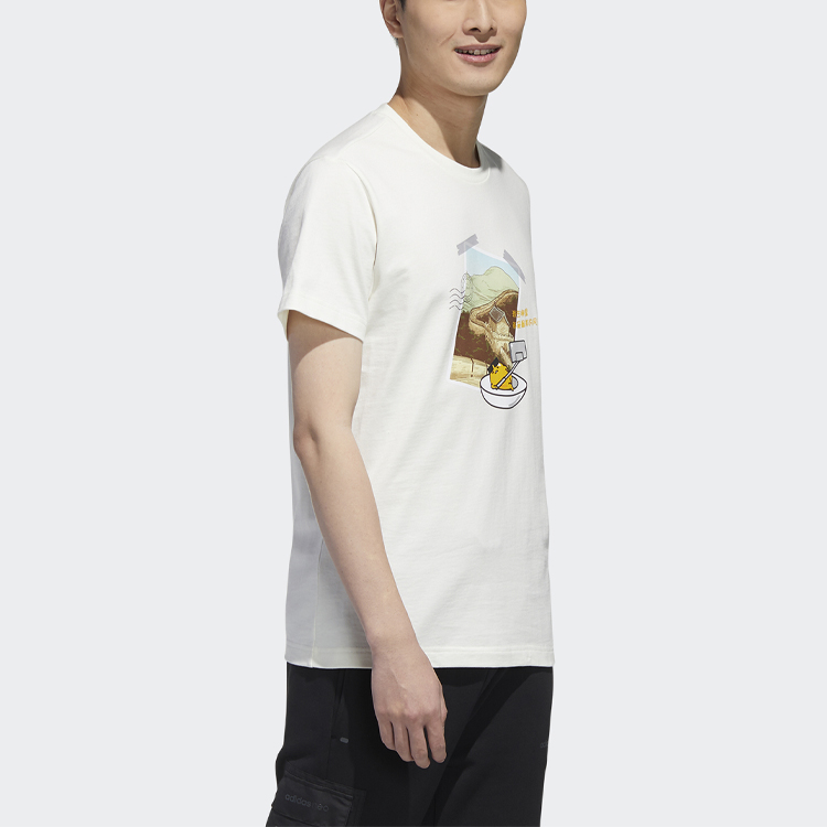 Мужская футболка adidas neo × Gudetama (белая) — фото 5