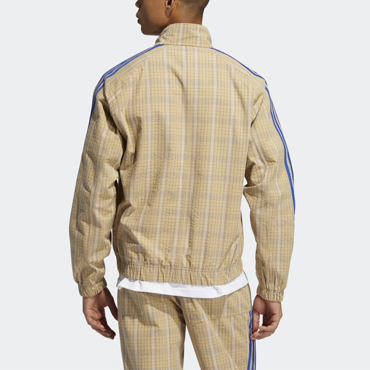 Мужская куртка adidas Originals Mw Tt (бежевая) — фото 4