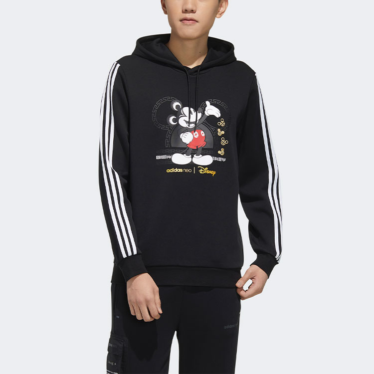 Мужские худи adidas neo x Disney/ (черный) — фото 5