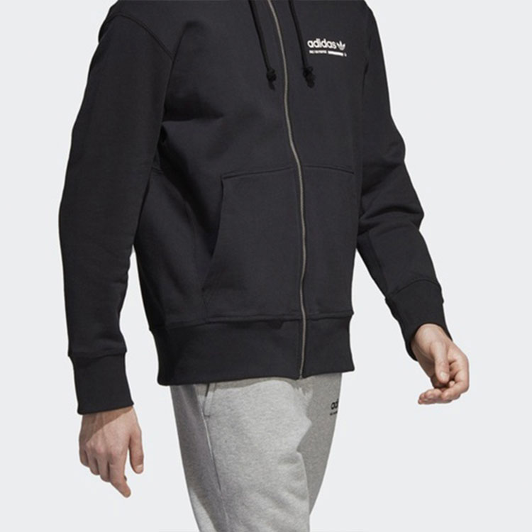 Мужская куртка adidas originals Kaval (черная) — фото 6