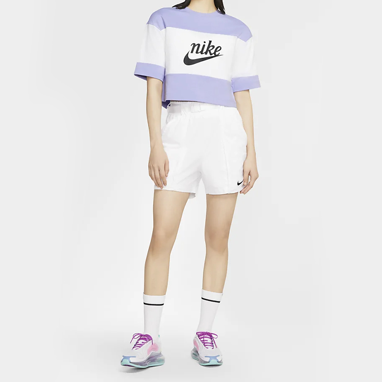 Женская футболка Nike (сиреневая) — фото 2
