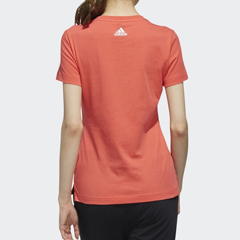 Женская футболка adidas T (разноцветная) — фото 4