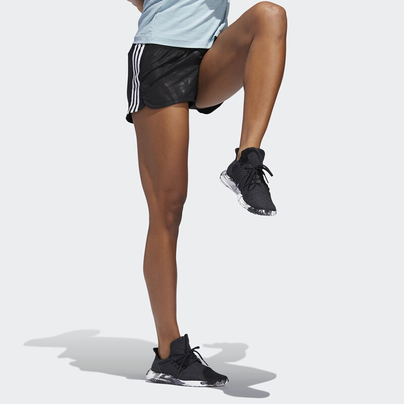 Женские шорты adidas 3S W Embss Shrt (черные) — фото 6