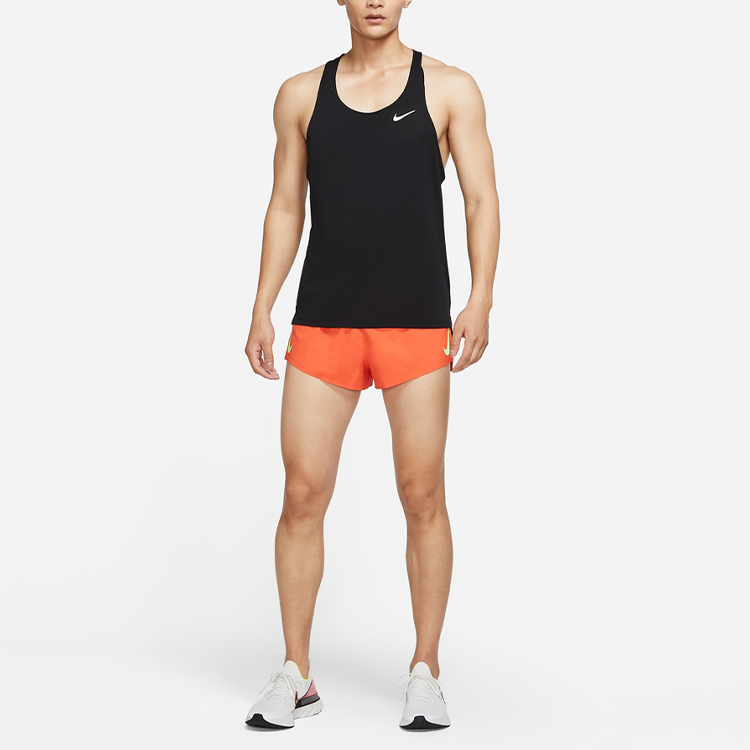 Nike Running Tank Tops Men’s Black Crew Neck Moderate Straight Fit