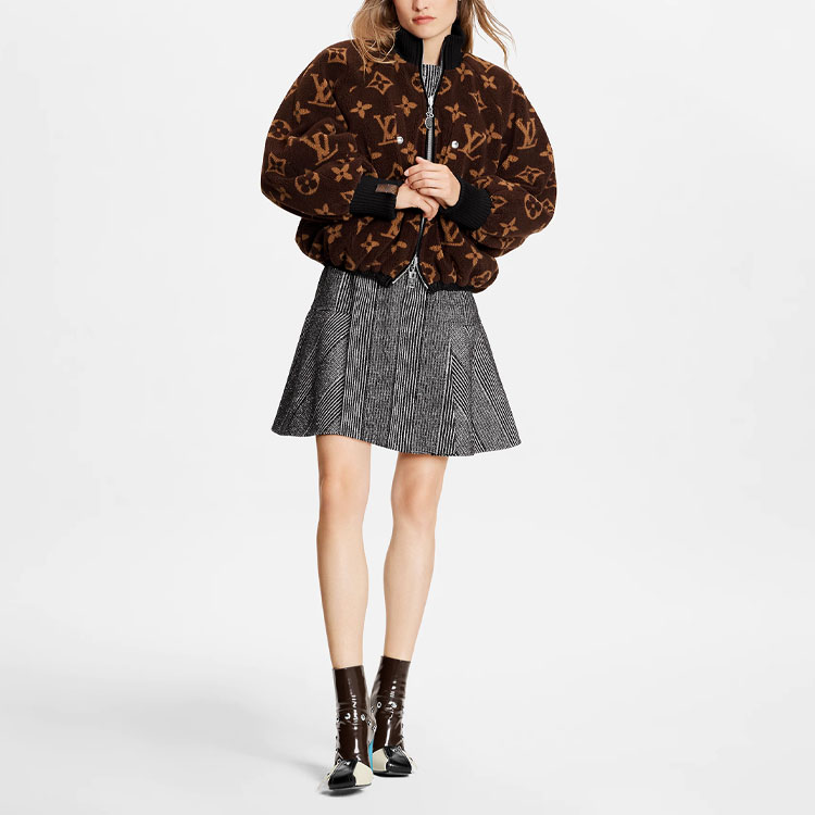 Женская куртка Louis Vuitton (черная) — фото 3