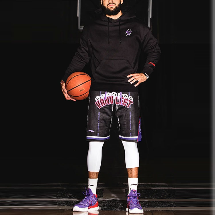 Li Ning Sports Basketball Collection Basketball Shorts Men’s Black