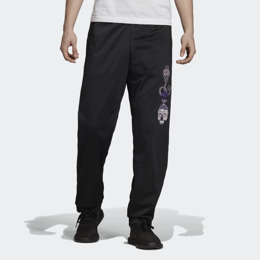 Мужские штаны adidas originals FB Track Pants (черные) — фото 3