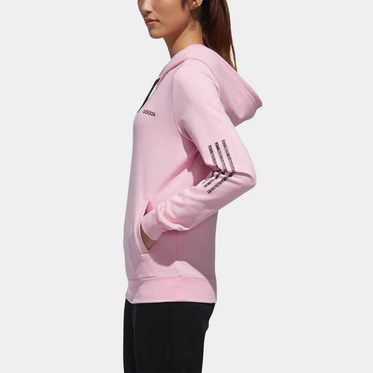 Женские худи adidas neo W CE 3S Hoody (розовая) — фото 6