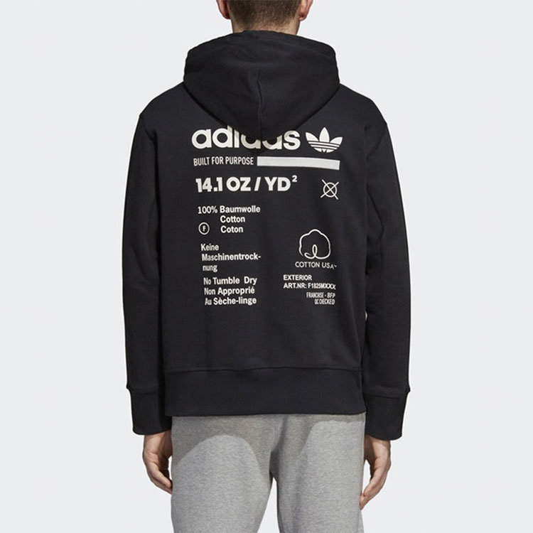 Мужская куртка adidas originals Kaval (черная) — фото 5