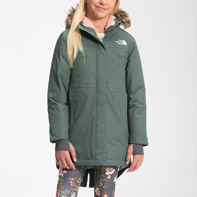 Женская куртка The North Face NF0A5GEG-V1T (зеленая) — фото 3
