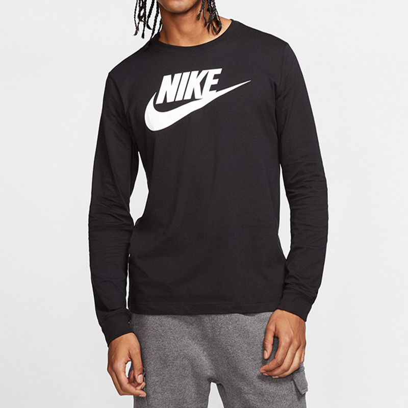 Мужская футболка Nike Sportswear Futura Icon (черная) — фото 4