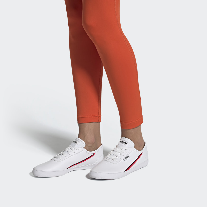 Кеды adidas neo Courtflash X (бело-красные) — фото 7
