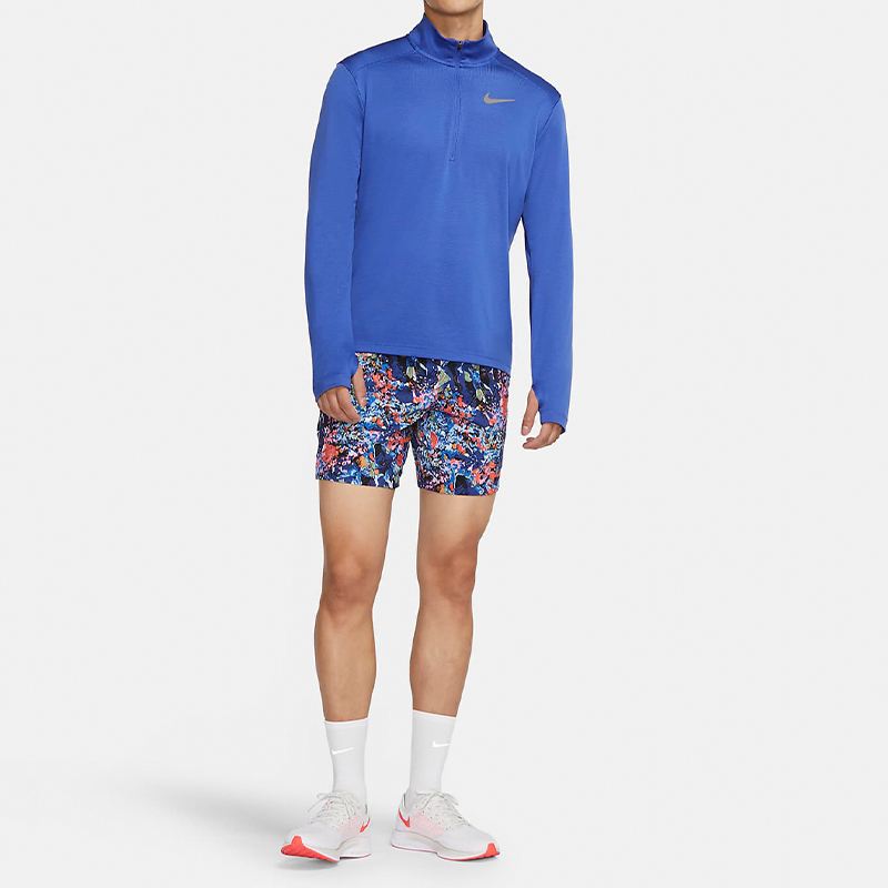 Мужская футболка Nike Pacer Dri-FIT (ярко-синяя) — фото 3