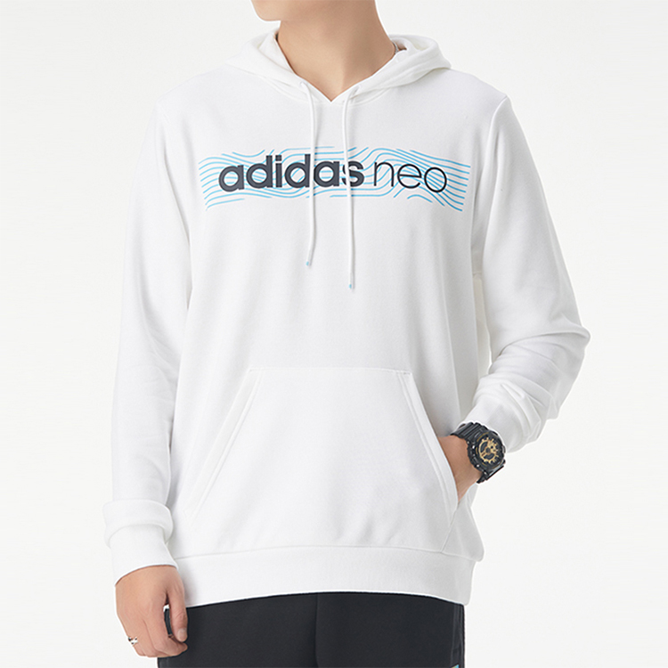 Мужские худи adidas (белый) — фото 3