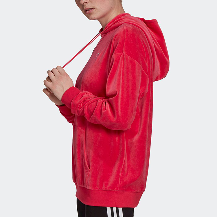 Женская худи adidas originals (розовый) — фото 5