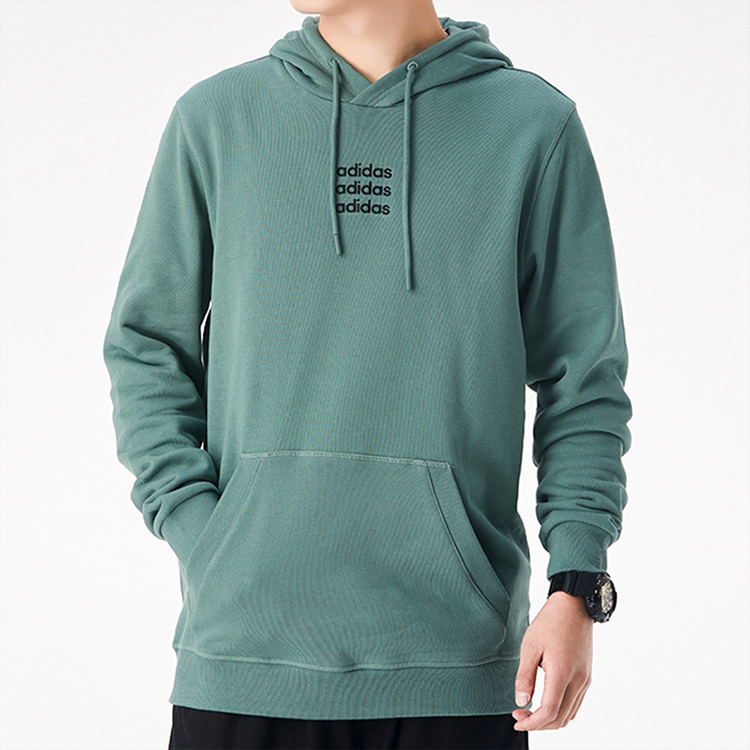 Мужская худи adidas M C+ HDY (зеленый) — фото 3