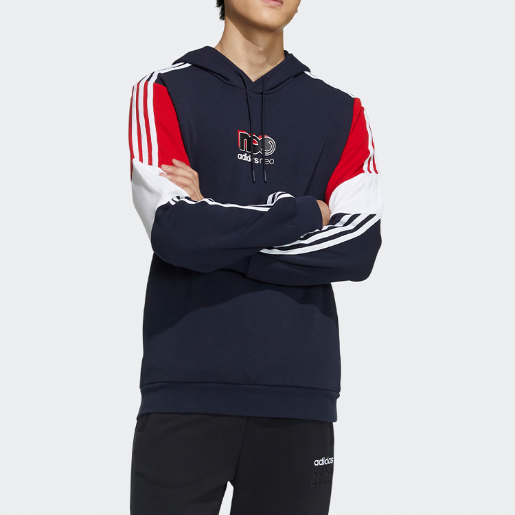 Мужское худи adidas neo M BRLV HDY 2 (синее) — фото 3