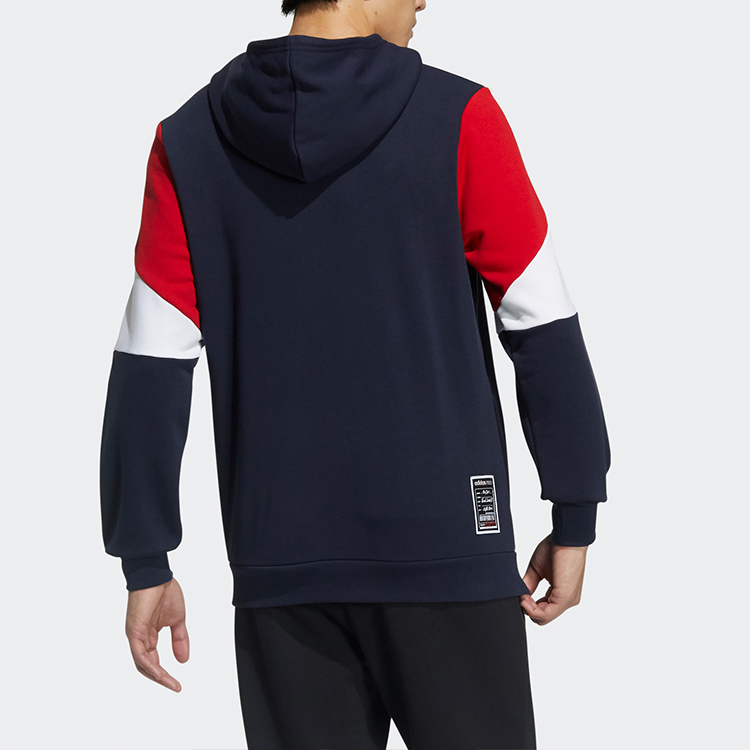 Мужское худи adidas neo M BRLV HDY 2 (синее) — фото 4