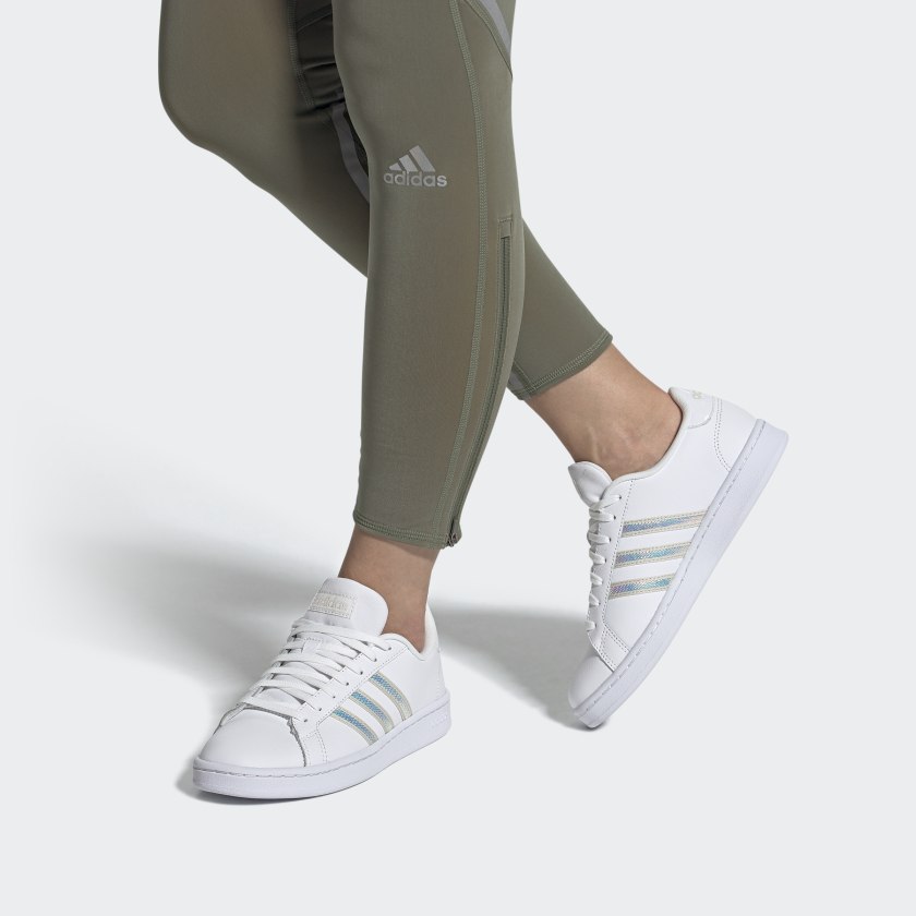Женские кеды adidas neo GRAND COURT (белый) — фото 7