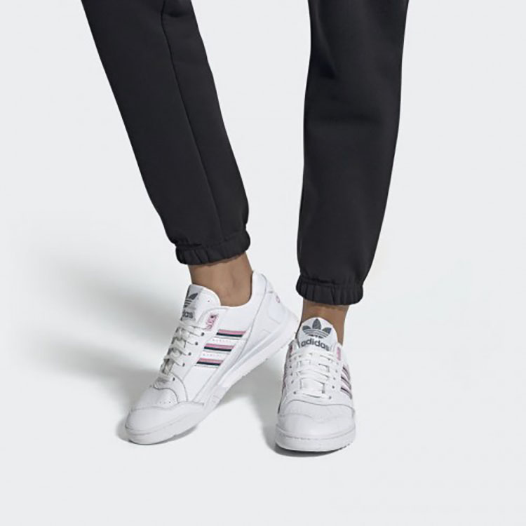 Женские кеды adidas originals A.R.Trainer (бело-розовый) — Белый / розовый — фото 6