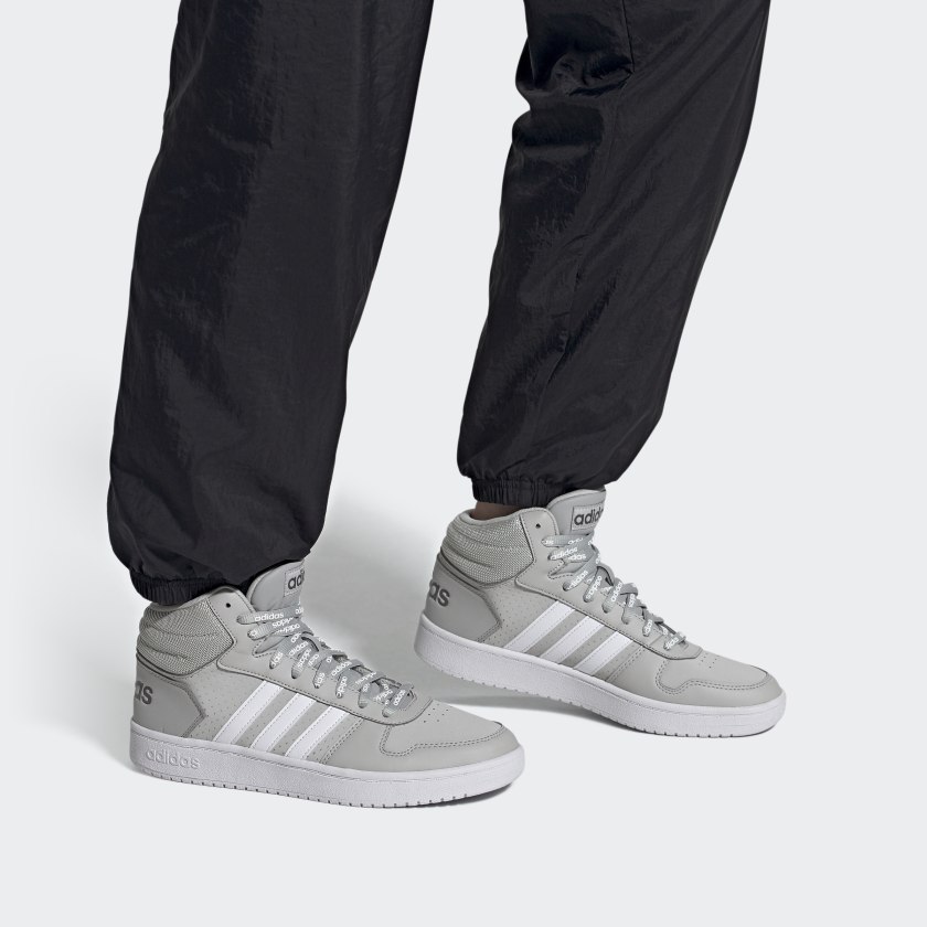 Кеды adidas neo Hoops 2.0 (серые) — фото 7