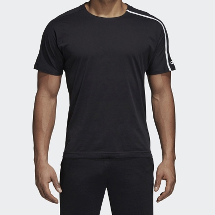 Мужская футболка adidas (черная) — фото 3