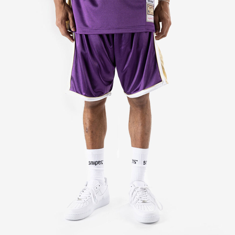 Mitchell Ness Basketball Shorts Unisex Purple Thin Other