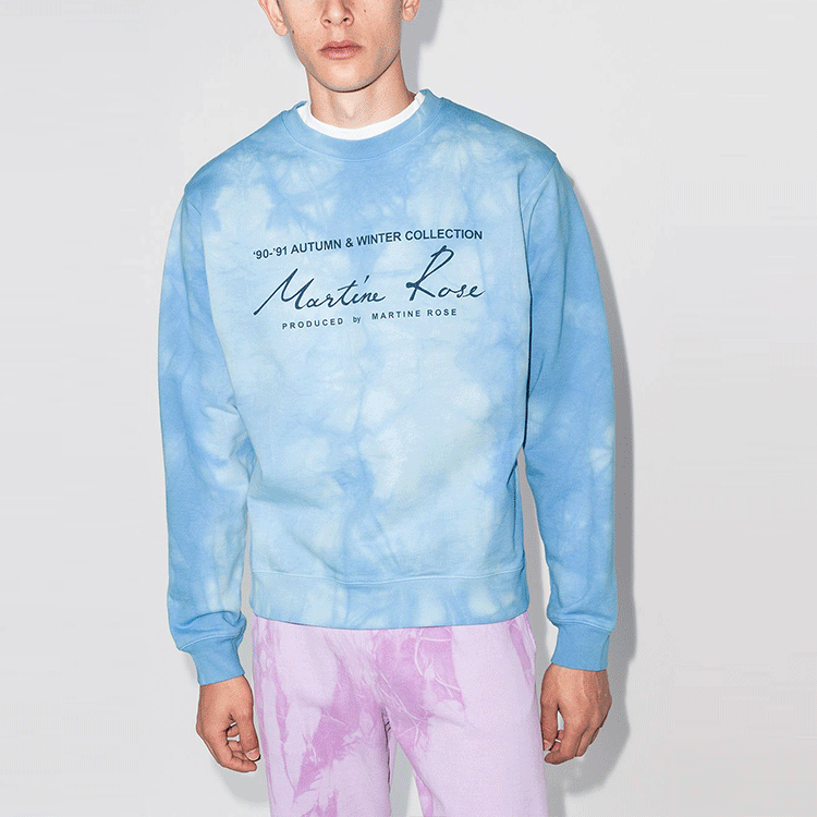 Свитшот Martine rose FW21 (синий) — фото 4