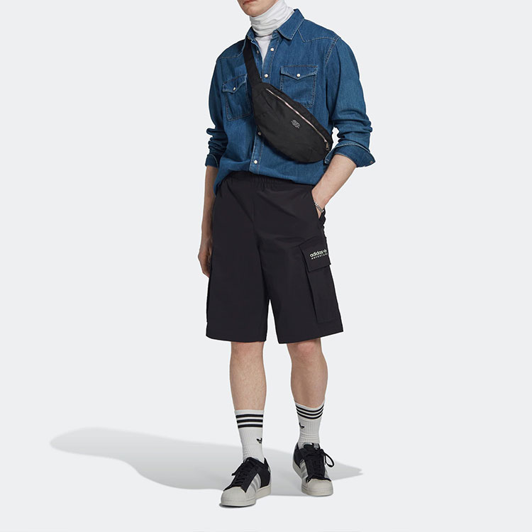 Adidas Originals ADVENTURE CARGO SHORTS Sports Shorts Men’s Black Moderate