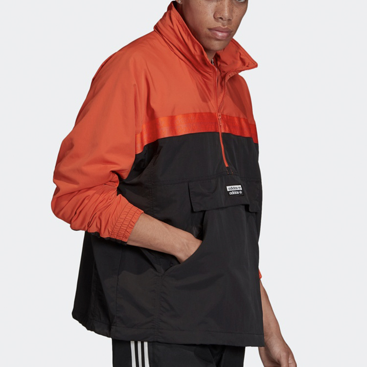 Мужская куртка adidas originals (черно-янтарная) — фото 4