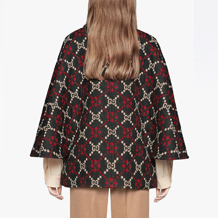Женская куртка Gucci Logo (разноцветная) — фото 4