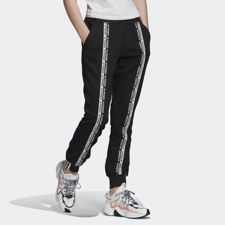 Женские штаны adidas originals (черные) — фото 4